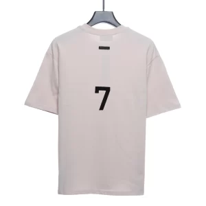 Mainline flocked word 7 T-shirt(Black/Blue/Beige/Red)