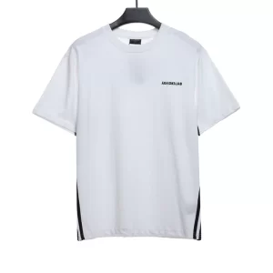 Three Bands Embroidered T-Shirt