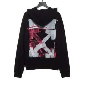 Off White Acrylic Arrow Hoodie Reps
