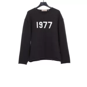 1977 Destruction knitted fabric crewneck sweater