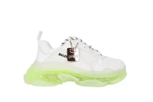 S SNEAKER-WHITE GREEN