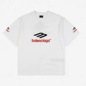 Balenc1@ga 3B Sports Icon Embroidered T-Shirt Reps