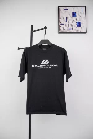 Balenc1@ga  Ib Logo Reflective Print T-Shirt