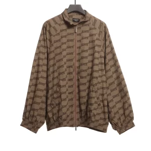 Balenc1@ga  Monogram Print Jacket Reps