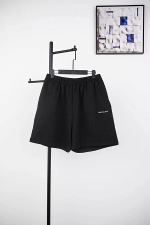 Balenc1@ga  Reflective Letter Shorts