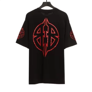 Balenc1@ga Three-Dimensional Double B Letter Printed T-Shirt Reps