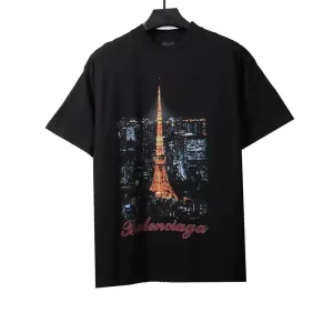 Balenc1@ga  Tokyo Tower Night View T-shirt