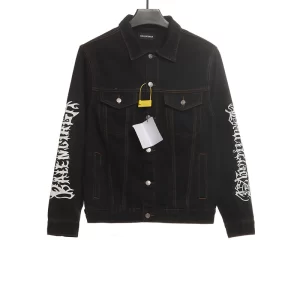 Balenc1@ga  Year of the Dragon Limited Edition Denim Jacket Reps