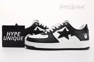 Bapesta #4 M1 ‘Black’ Matter Leahter