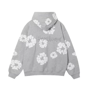 Denim Tears The Cotton Wreath Hoodie ‘Light Gray’ Reps