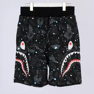 Bape Color Camo Shark Beach Shorts