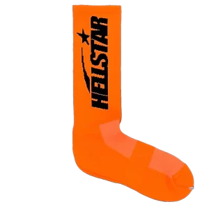 Hellstar Logo Socks Orange