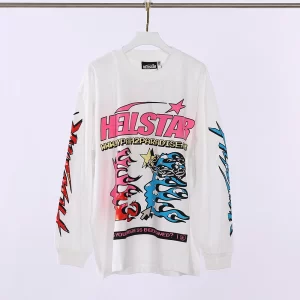 Hellstar Pixel Long-Sleeve Tee ‘White’