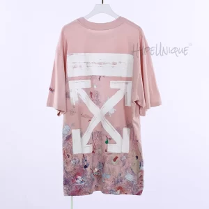 Off-White Fireworks T-Shirt Pink Replica