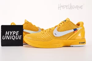 Off-White Kobe 6 Custom Version “University Gold”