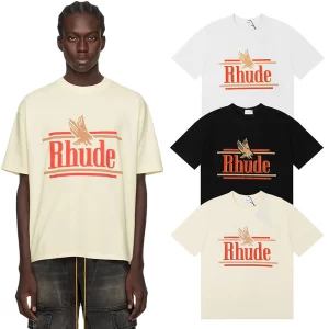 Rhude Saint Croix Print T-Shirt Reps