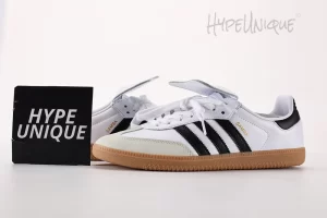 Samba LT “Cloud White/Core Black” Replica