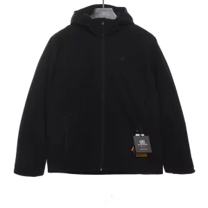 Simple Small Label Thin Cotton Coat