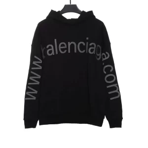 Hoodie With Logo on Chest and Arms Replica