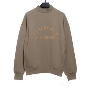 Fear of god curved printed crew neck sweatshirt Reps